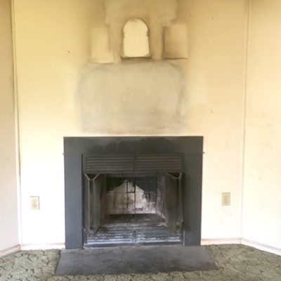 Fireplace Before